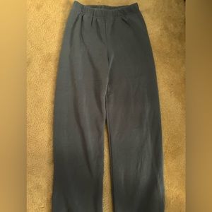 Blue straight leg sweatpants